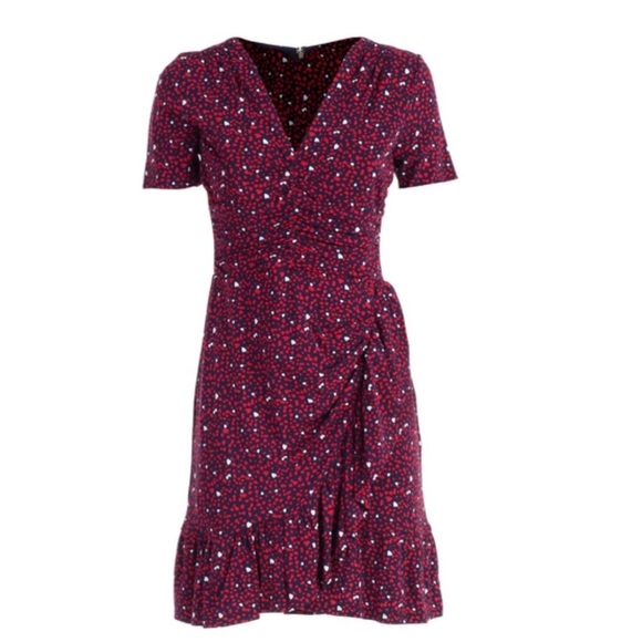 Michael Kors false wrap heart print dress - Picture 2 of 10